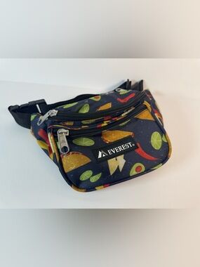 Everest Fannypack bag avacado taco Mexican food theme